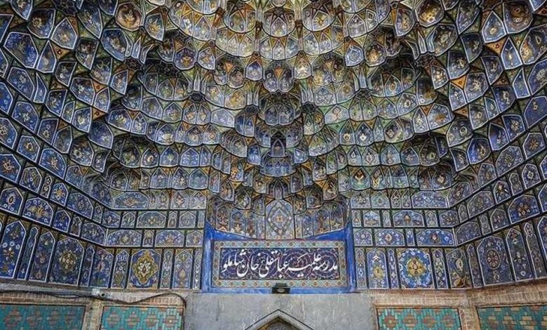 معماری مدرسه عباس قلی خان مشهد